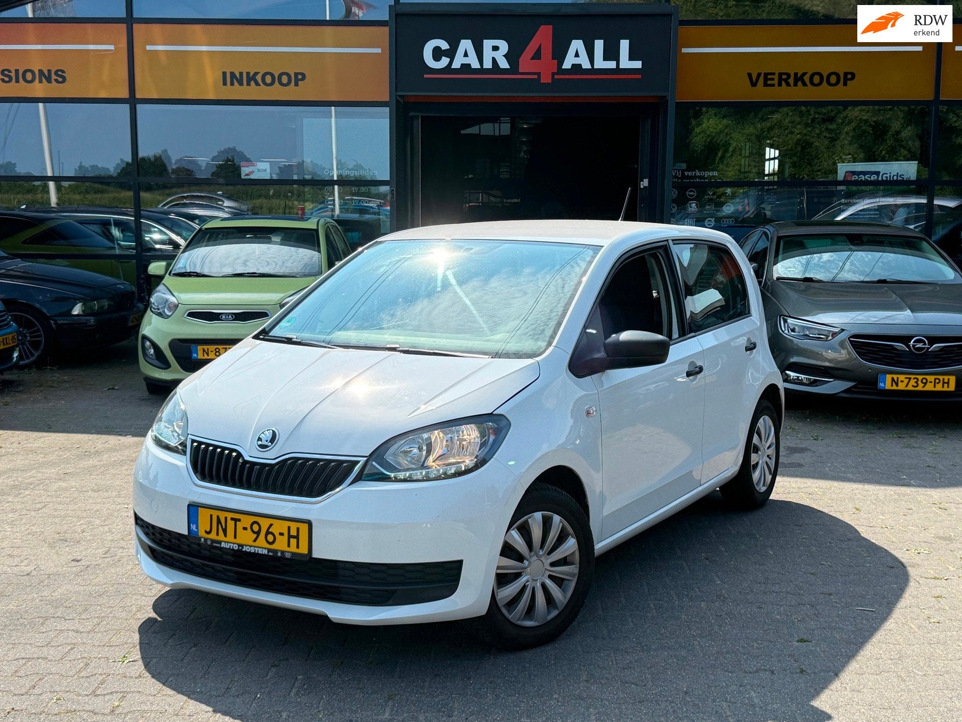 Skoda CITIGO 1.0 Greentech Active AIRCO/APK 2-12-2027/RIJDT, Voorwielaandrijving, Stof, Gebruikt, 60 pk