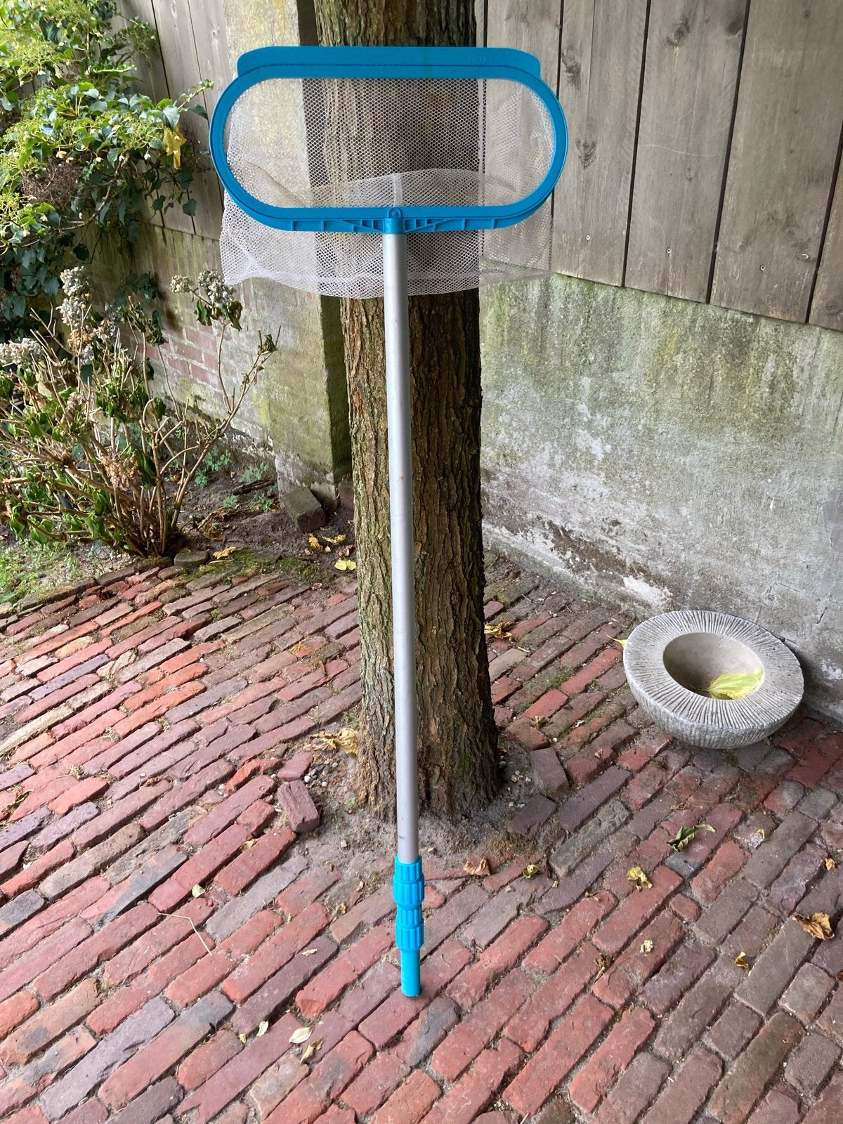 Zwembad schepnet, Ophalen, Gebruikt