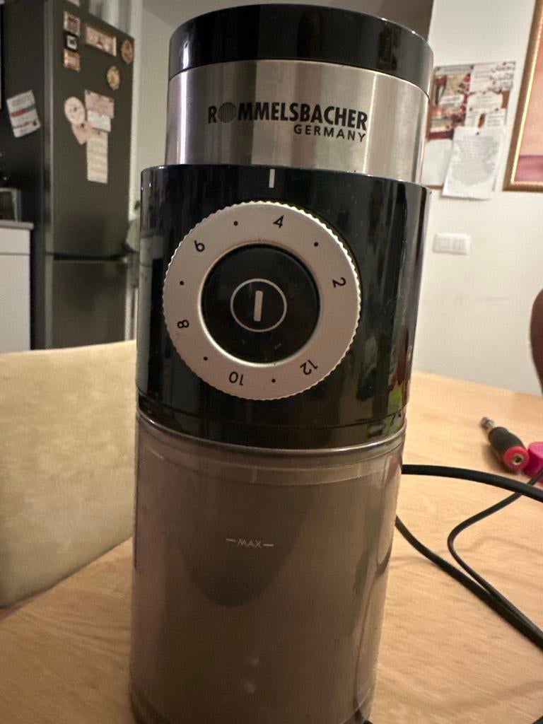 Rommelsbacher Koffiemolen - Perfect voor verse koffie, Ophalen of Verzenden, Zo goed als nieuw, Overige merken, Koffiemolen