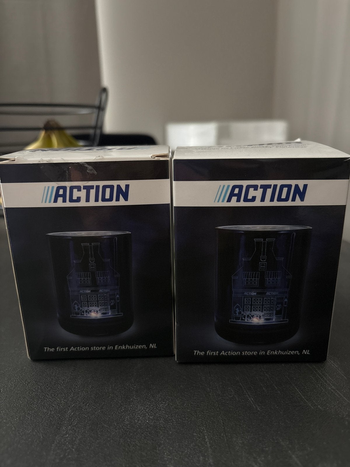 Action waxinelichthouders met kaars, Ophalen of Verzenden, Nieuw