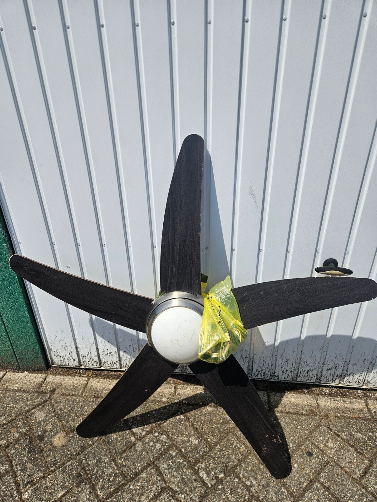 Plafondventilator met afstandsbediening, Ophalen of Verzenden, Ventilator met afstandsbediening, Gebruikt, Plafondventilator