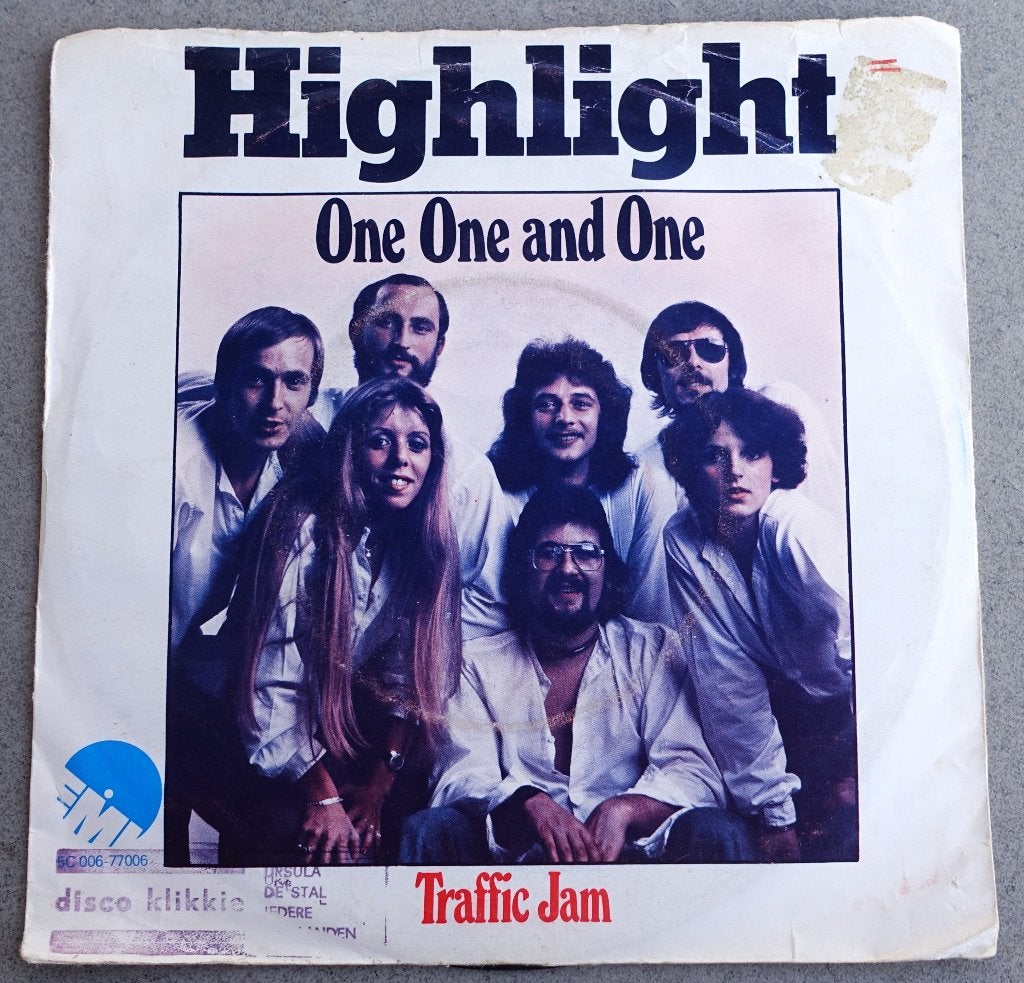 Highlight - One One and One / Traffic Jam (7'' Vinyl Single), 7 inch, Zo goed als nieuw, Pop, Overige typen