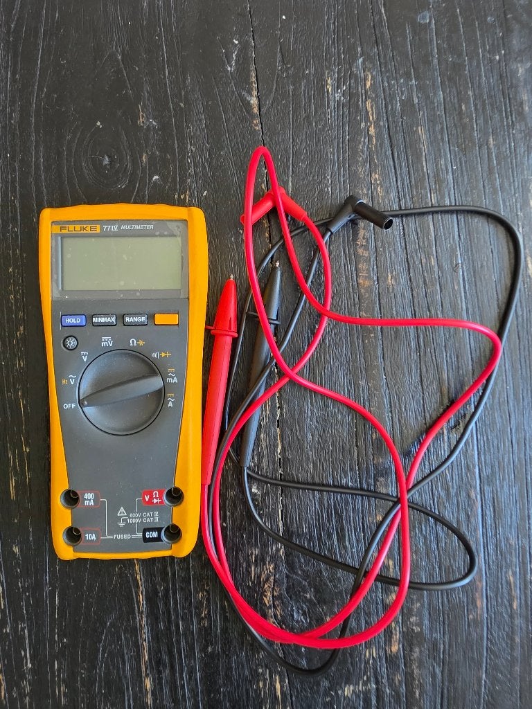Fluke 77 IV digitale multimeter inclusief meetsnoeren, Ophalen of Verzenden, Zo goed als nieuw