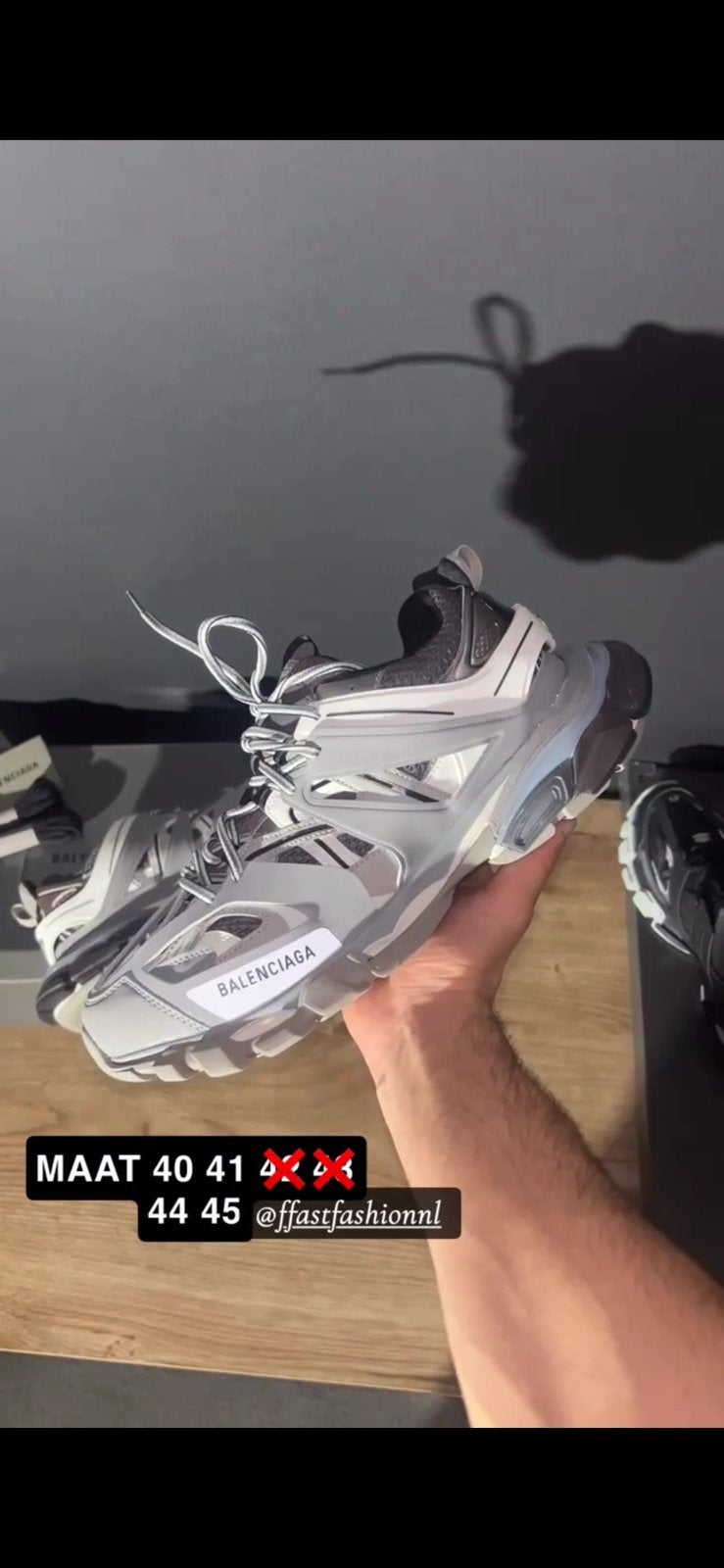 Balenciaga Track MAAT 40 41 44 45, Kleding | Heren, Schoenen, Ophalen of Verzenden, Nieuw, Zwart