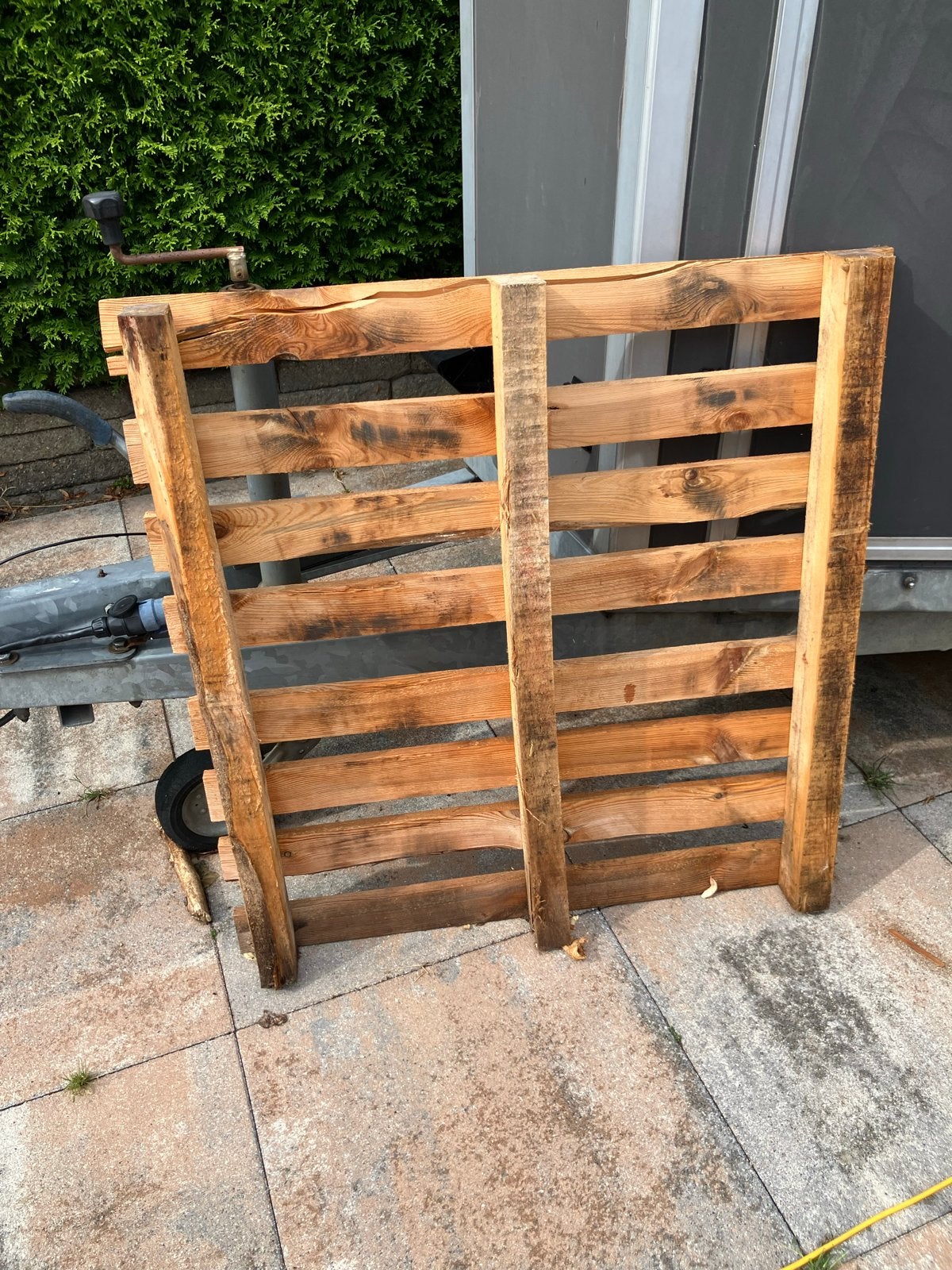 Gebruikte houten pallet voor diverse doeleinden, Ophalen, Gebruikt, 25 tot 50 mm, Pallet