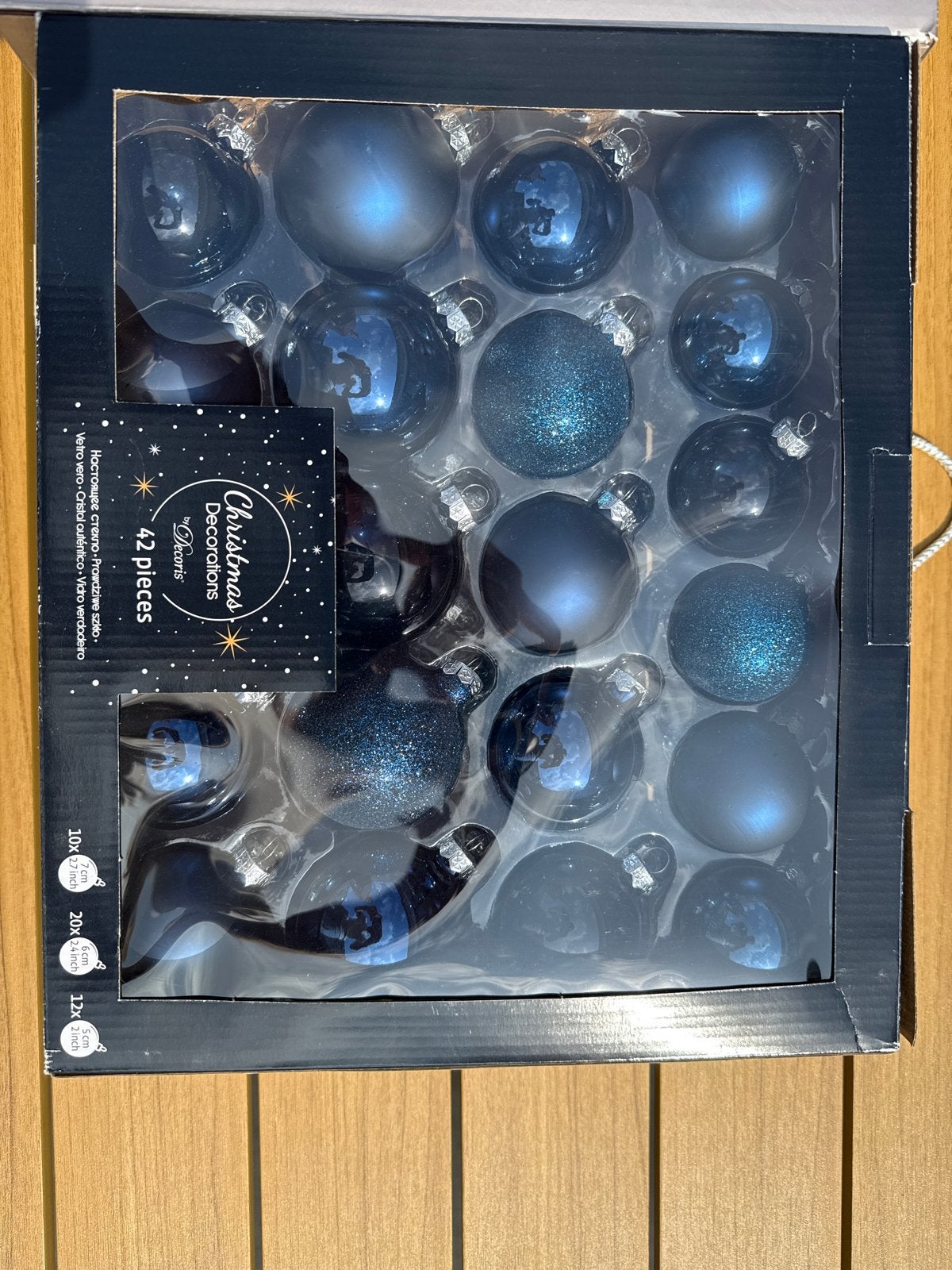 Glazen kerstballen, Diversen, Ophalen, Nieuw
