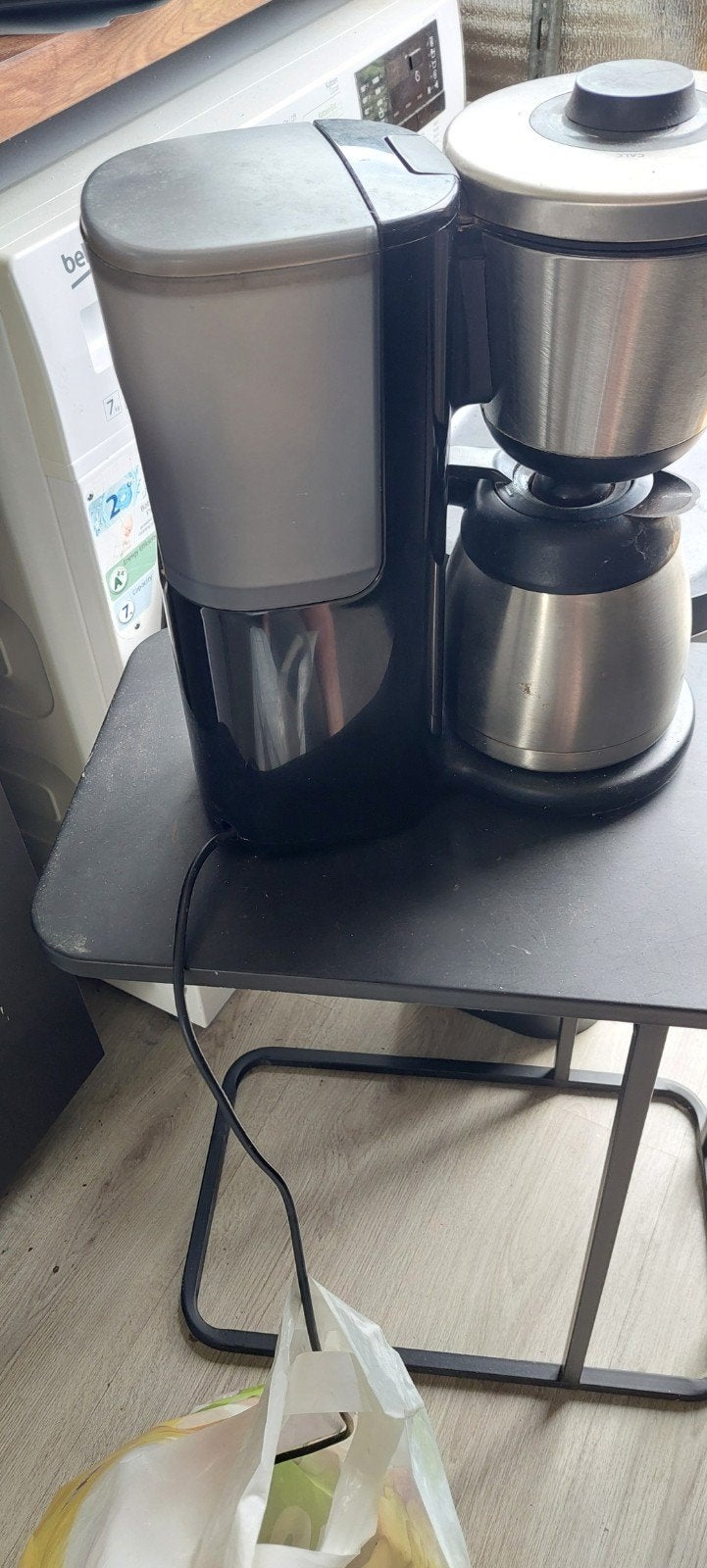 Filterkoffie philips thermoskan, Witgoed en Apparatuur, Koffiezetapparaten, Afneembaar waterreservoir, Gebruikt, 10 kopjes of meer