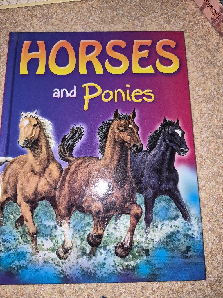 Horses and Ponies - Prachtig geïllustreerd kinderboek, Non-fictie, Zo goed als nieuw, Ophalen, Onbekend