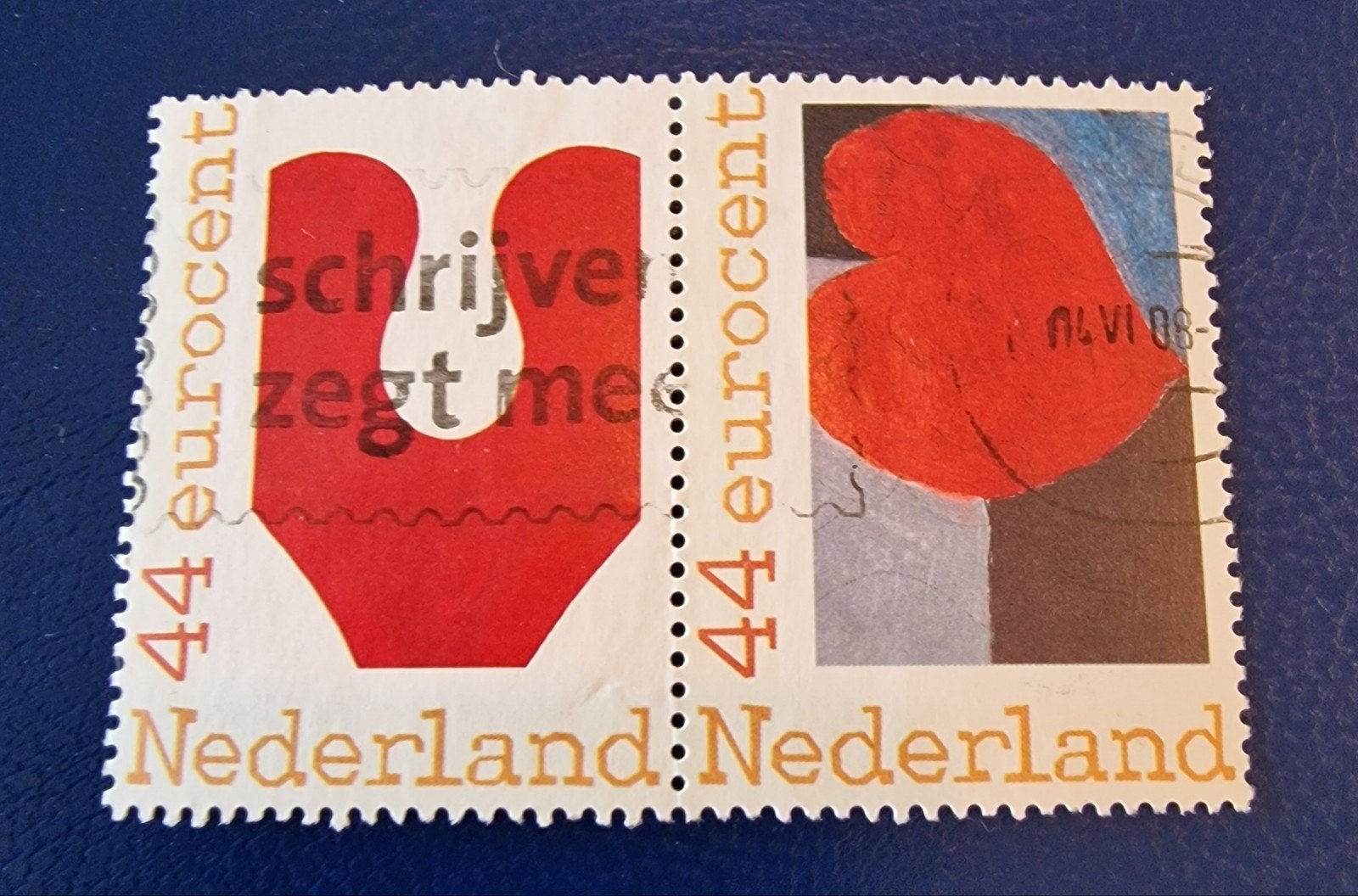 kv1097 persoonlijke postzegel  - Schrijver zegt meer, Ophalen of Verzenden, Na 1940, Gestempeld