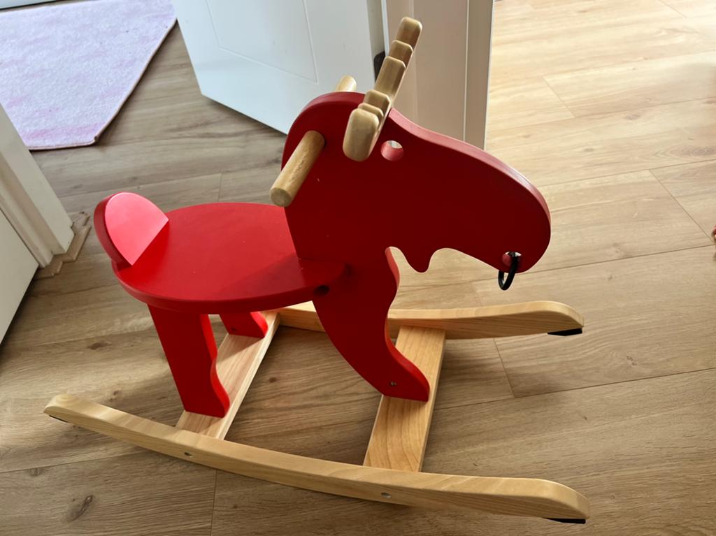 Ikea rocking-moose, Ophalen, Zo goed als nieuw, Jongen of Meisje