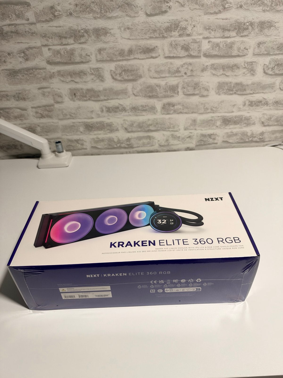 NZXT Kraken Elite 360 RGB (2024) Waterkoeling - Nieuw, Computers en Software, Ophalen of Verzenden, Nieuw, Waterkoeling