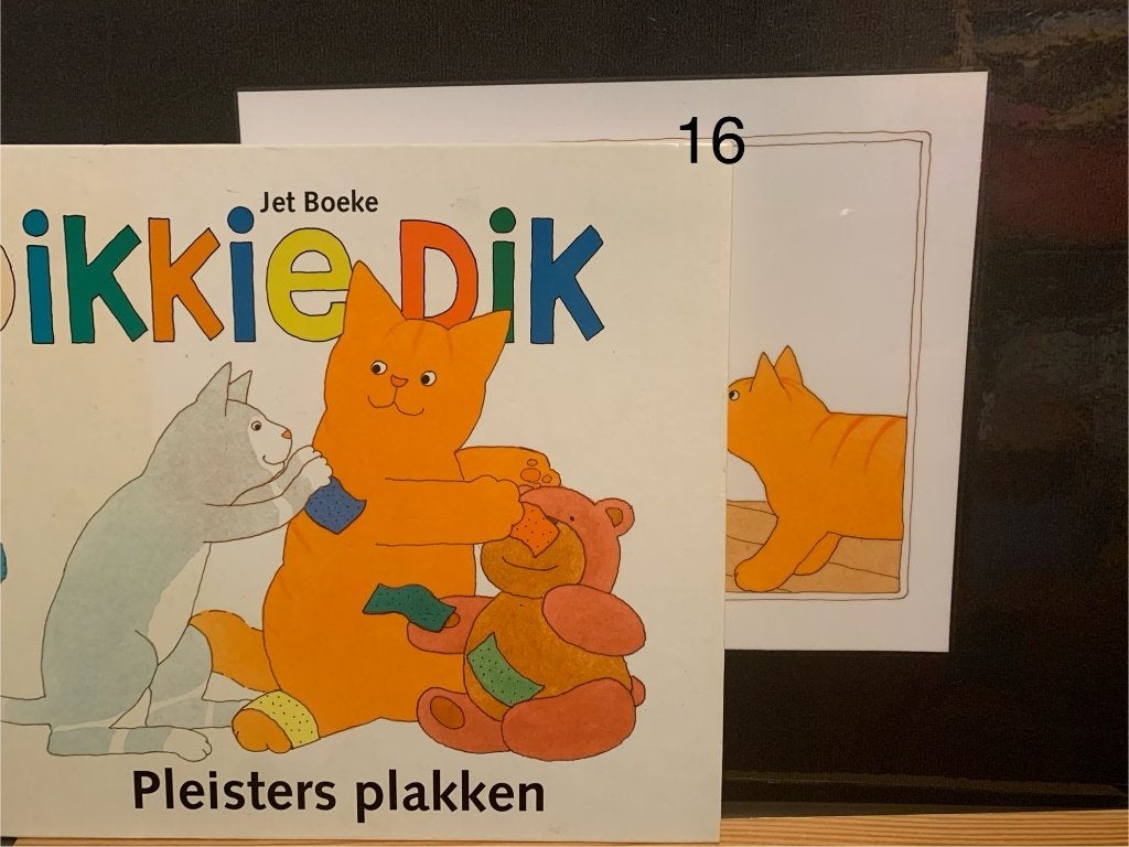 Dikkie Dik, pleisters plakken - Vertelplaten, Ophalen