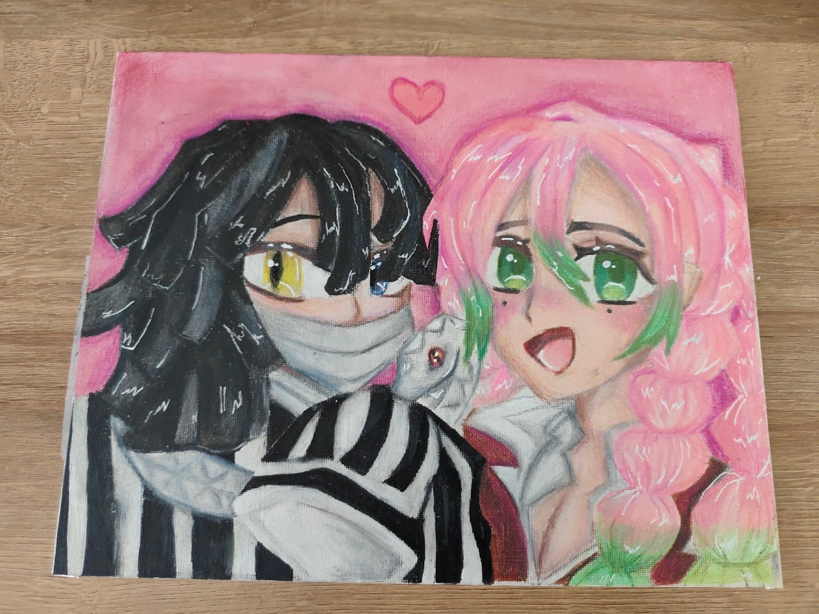 Tekening demonslayers, Ophalen of Verzenden