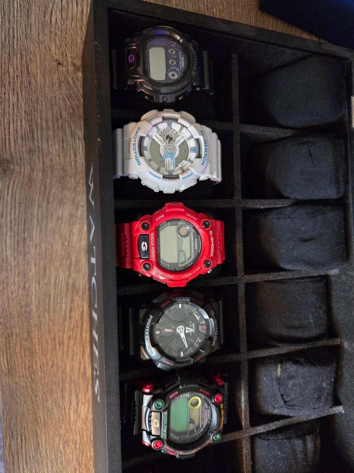 Partij gedragen Casio G-Shock horloges (batterijen leeg), Ophalen of Verzenden, Gebruikt, Kunststof, Casio
