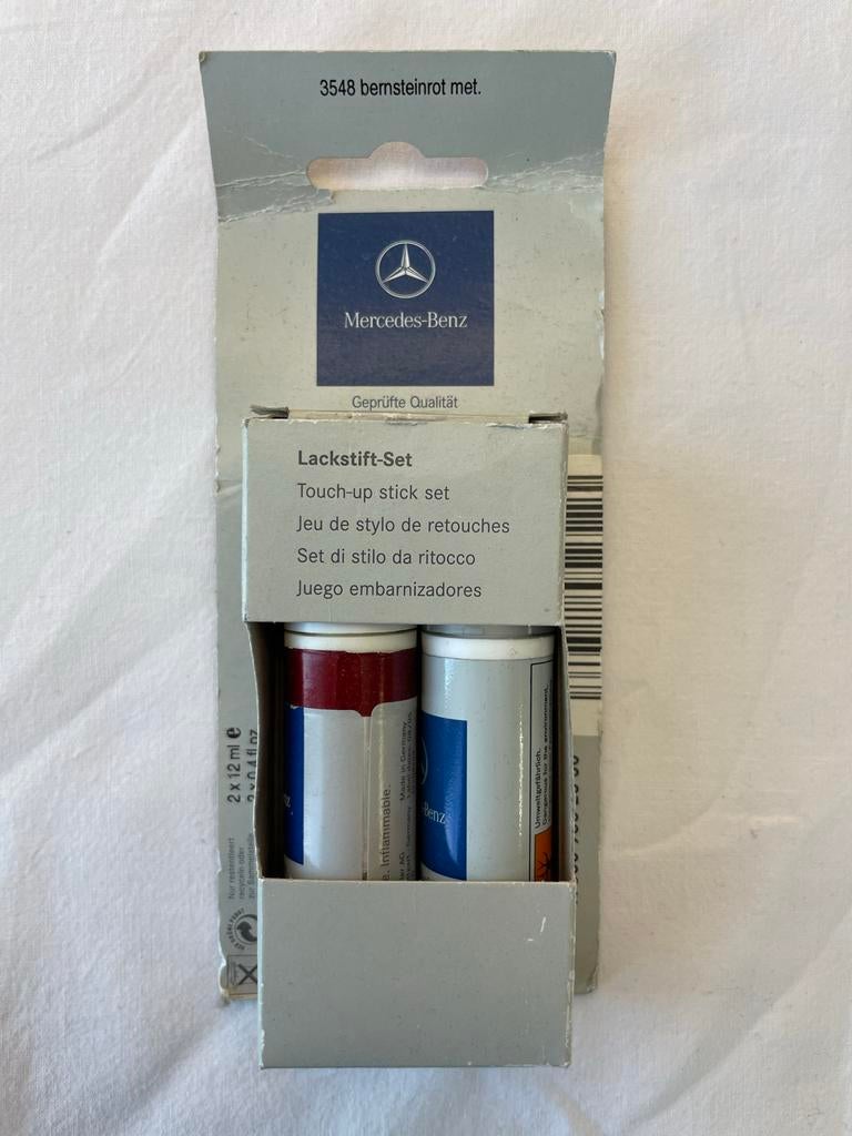 Mercedes-Benz 3x Lakstift-Set blauw, rood en groen, Ophalen of Verzenden, Nieuw, Mercedes-Benz