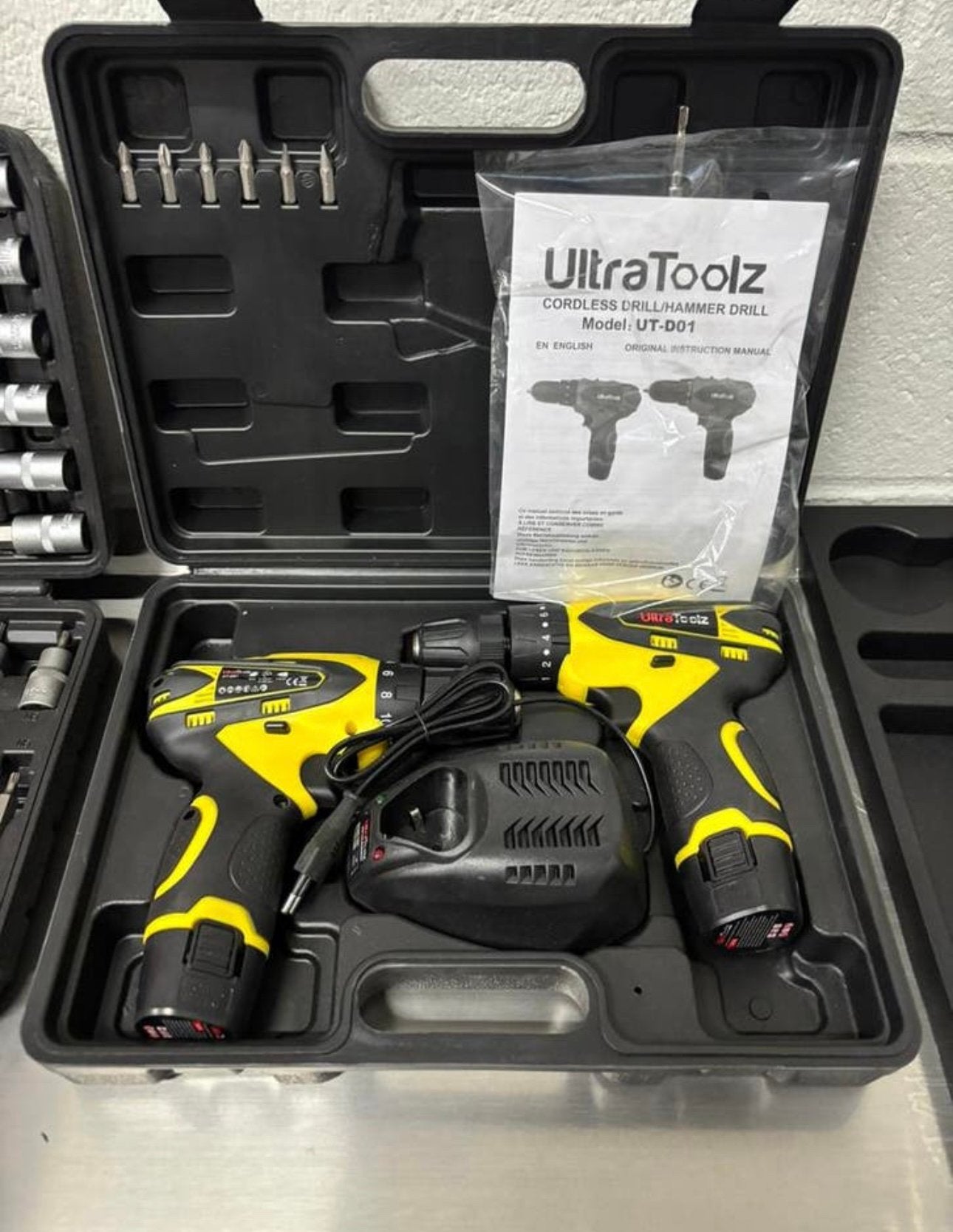 ‼️Nieuw‼️Ultratoolz UT-D01 Elektrische Accuboormachine set, Dr.Nolenslaan 157E 6136GM Sittard, Nieuw, Ophalen of Verzenden, Boor- en Schroefmachine