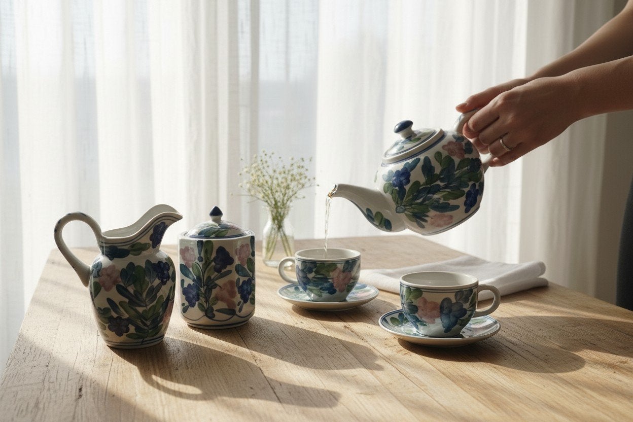 Vintage Bloemen Theeservies – Een Servies met Verhaal

Op ee, Antiek en Kunst, Antiek | Servies compleet, Ophalen of Verzenden
