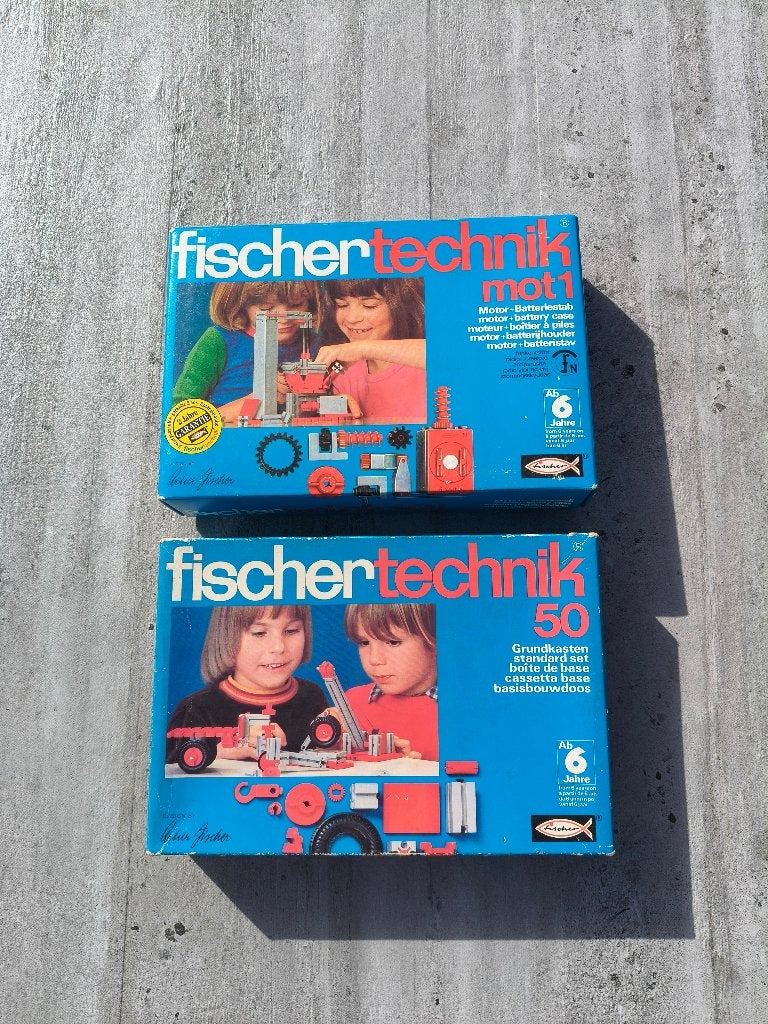 vintage Fischertechnik 50 + Mot1 / prachtige staat, Ophalen of Verzenden, Zo goed als nieuw