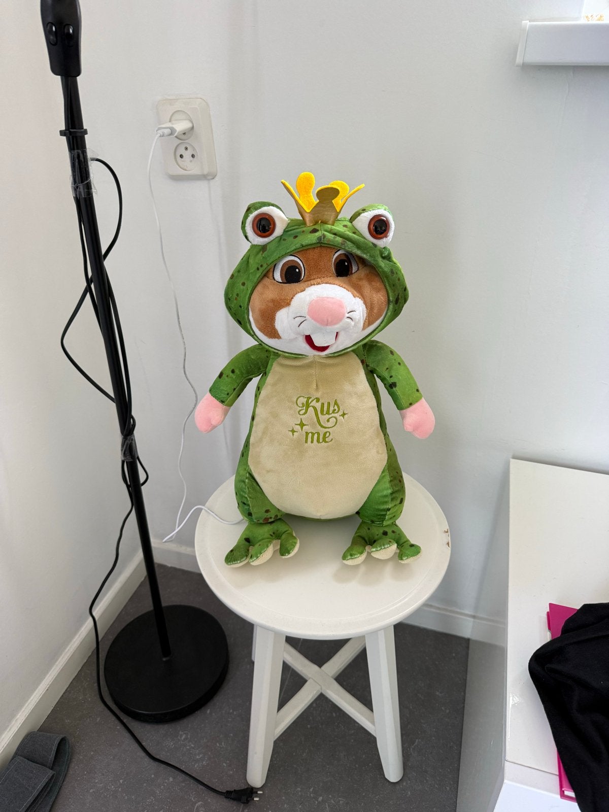 Kikker sprookjes knuffel - Kus me, Kikker, Groen, Overige merken, Overige karakters