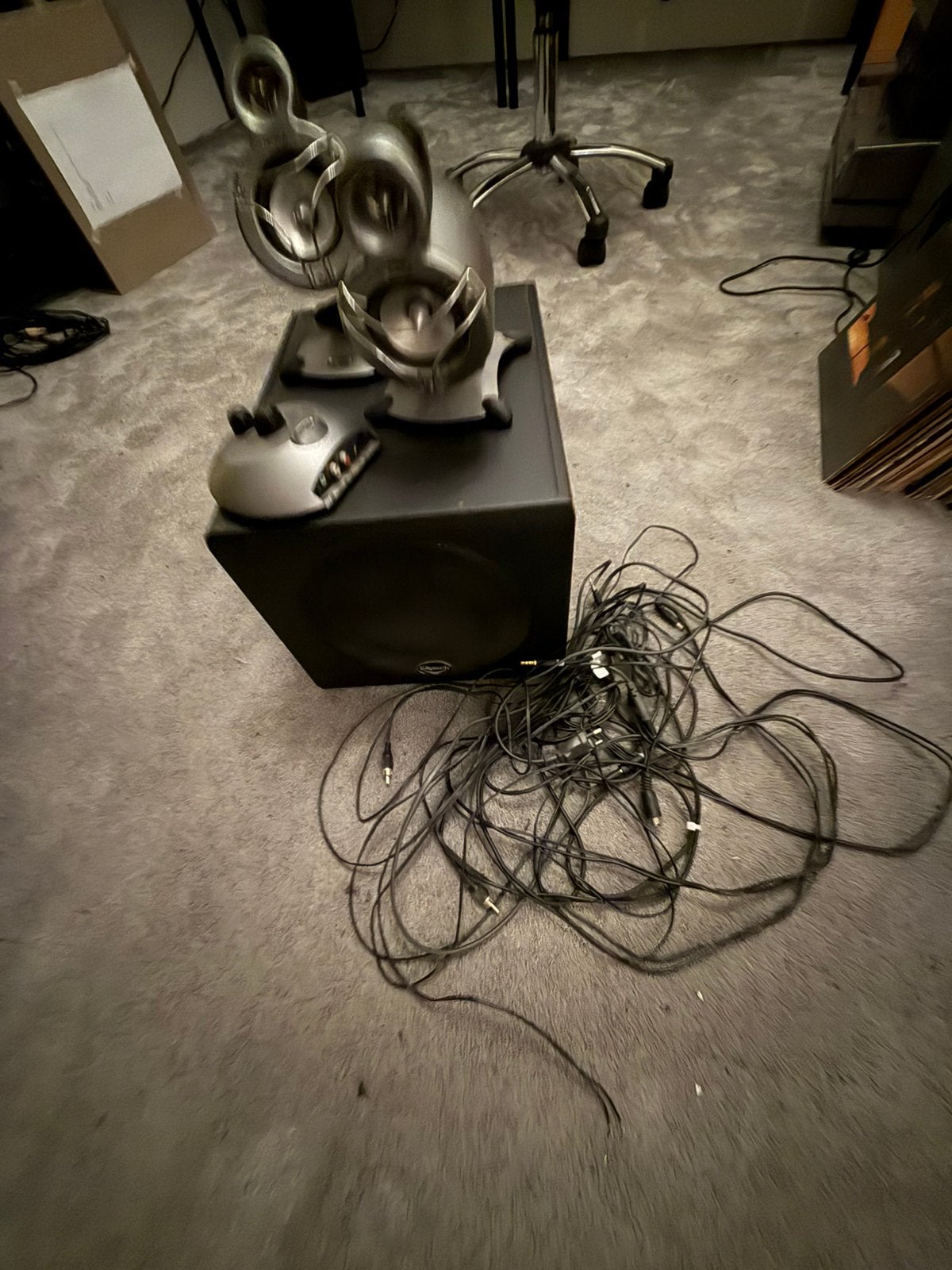 Klipsch GMX A-2.1 pc speakers en bas box, Computers en Software, Pc speakers, Gebruikt, Ophalen of Verzenden