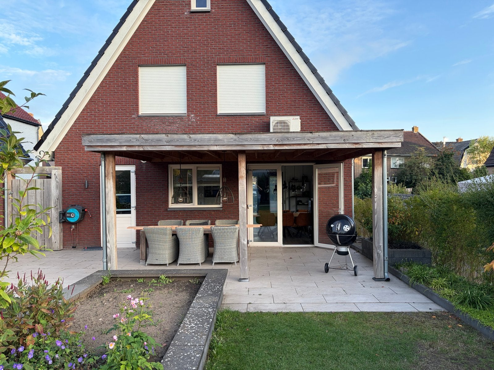 Douglas Houten Overkapping 6x3.5m (zelf demonteren/ophalen), Ophalen, Gebruikt, Veranda