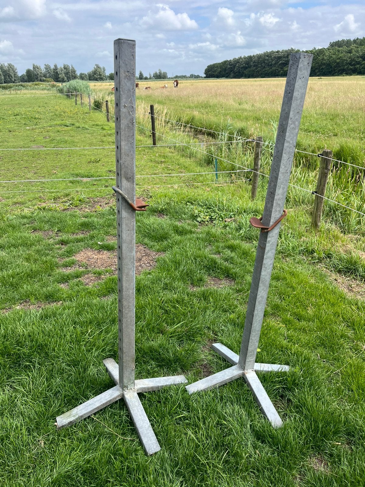 Hindernis staanders, Dieren en Toebehoren, Paarden en Pony's | Overige Paardenspullen, Ophalen, Zo goed als nieuw, Springen