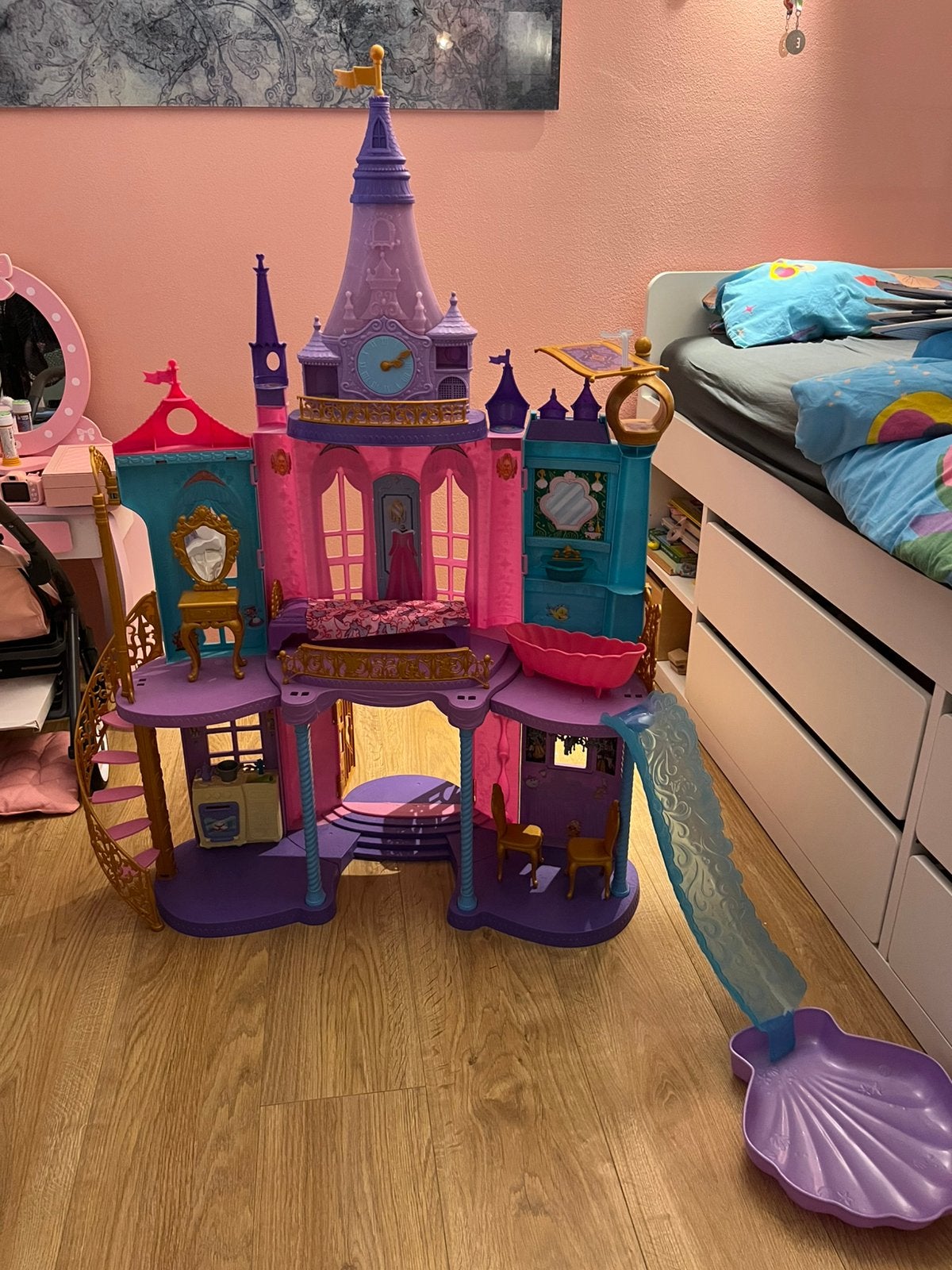 Disney Prinses - Magisch Avonturenkasteel met prinsessen, Ophalen, Zo goed als nieuw, Poppenhuis