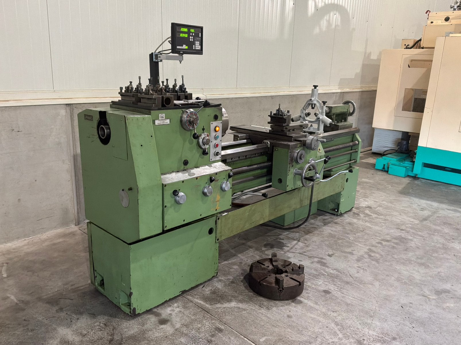 ZMM C11C draaibank, Ophalen, Gebruikt, Metaaldraaibank, 1000 mm of meer