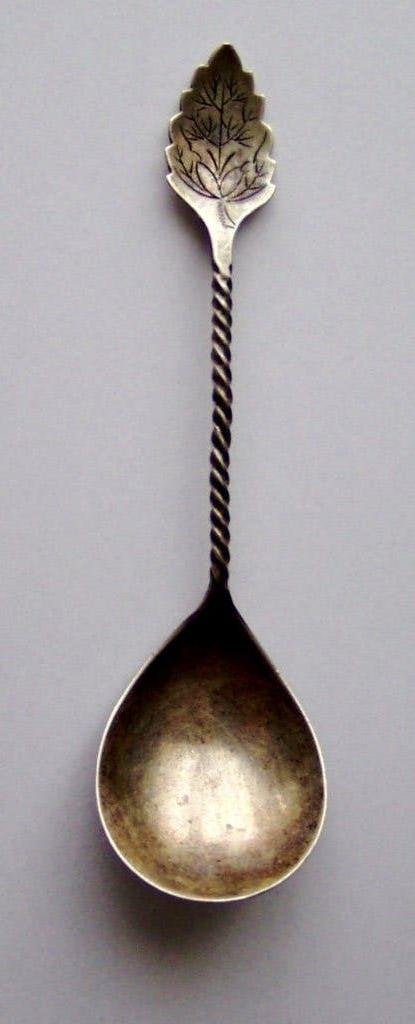 925 Zilveren lepel, mooi, antiek, Antiek en Kunst, Ophalen, Zilver
