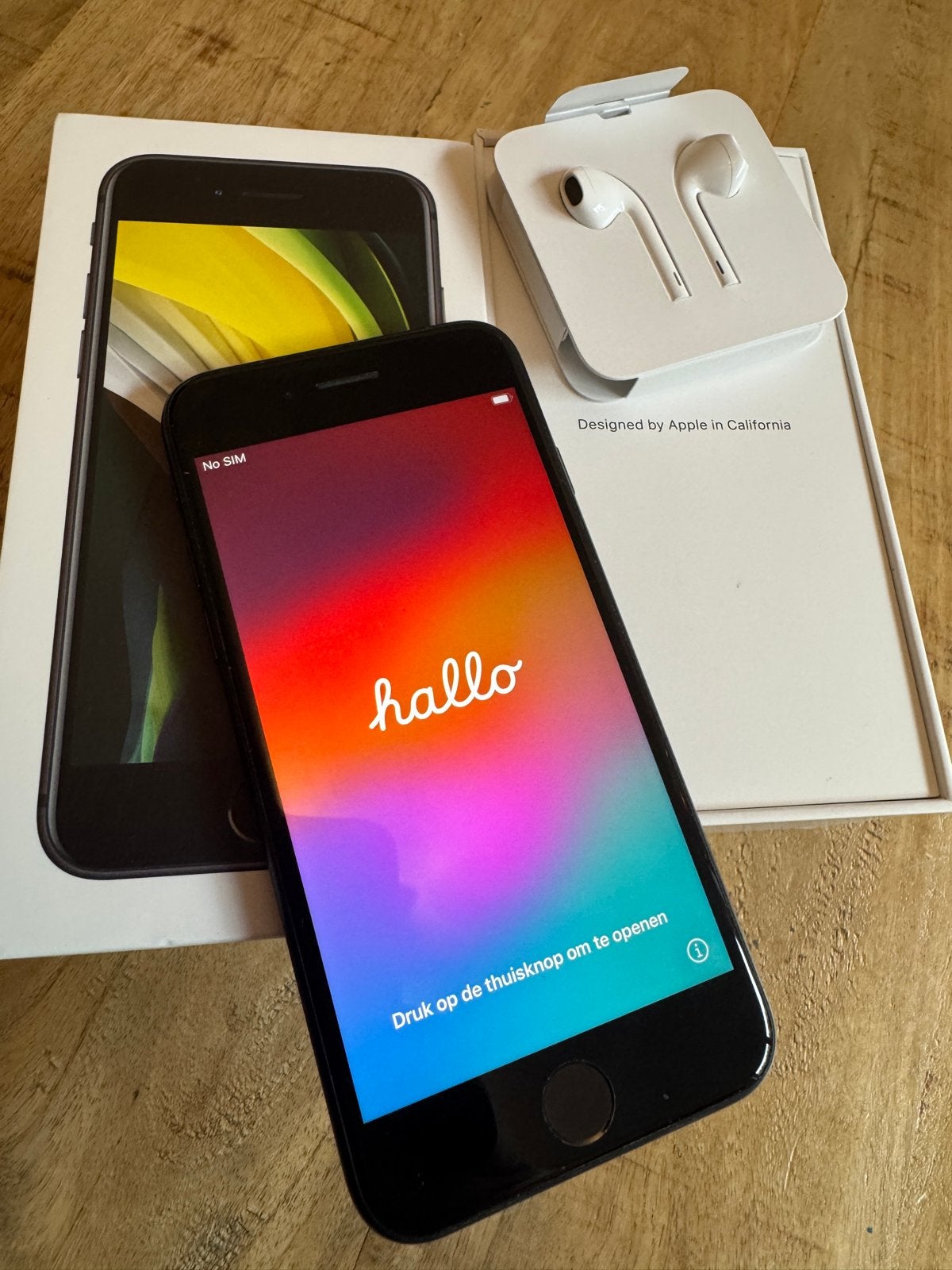 iPhone SE (2020) 128GB Zwart - Batterij 80%, Telecommunicatie, Mobiele telefoons | Apple iPhone, Ophalen, 80 %, Zwart, Zonder simlock