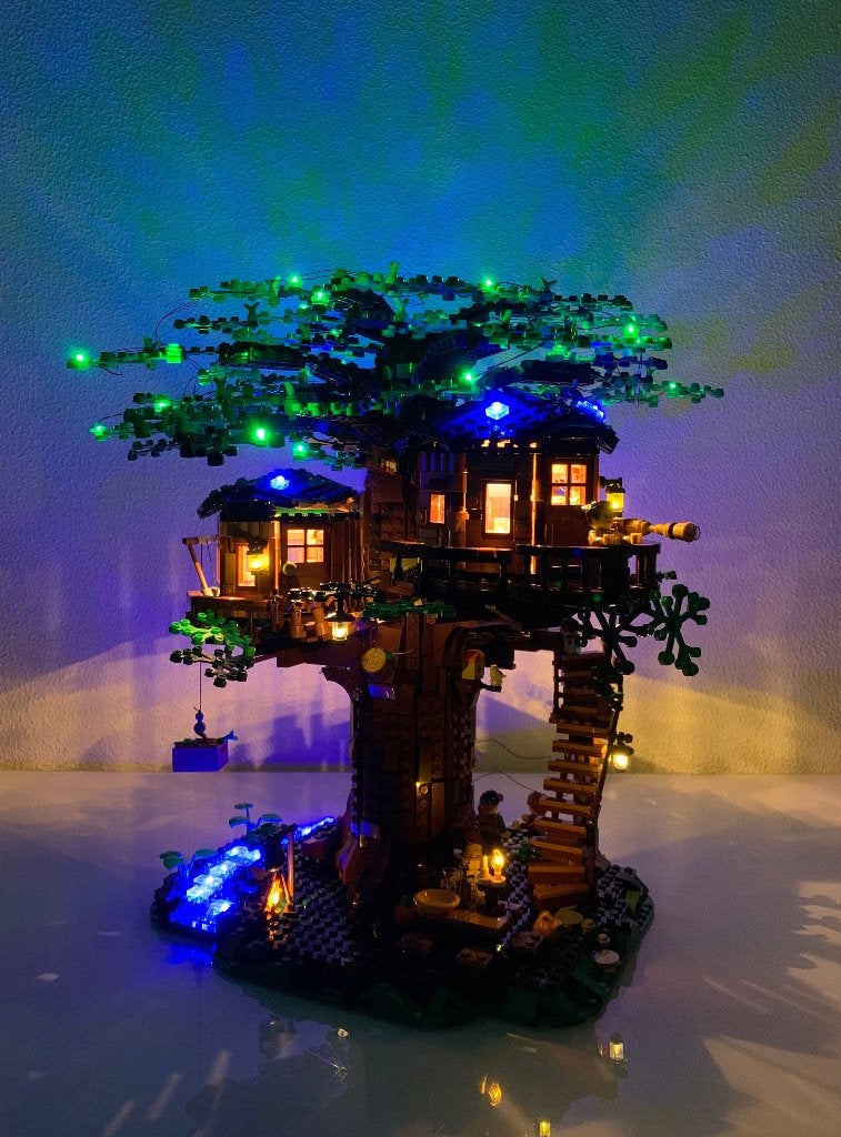 Verlichtingsset voor 21318 boomhut Treehouse LED verlichting, Ophalen of Verzenden, Nieuw, Overige merken