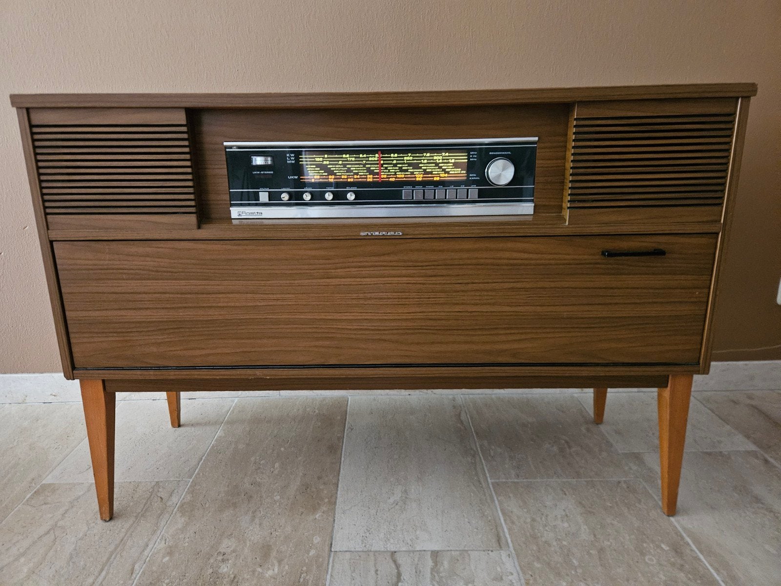 Rosita Stereo Meubel vintage met Platenspeler en Radio, Ophalen, Overige merken