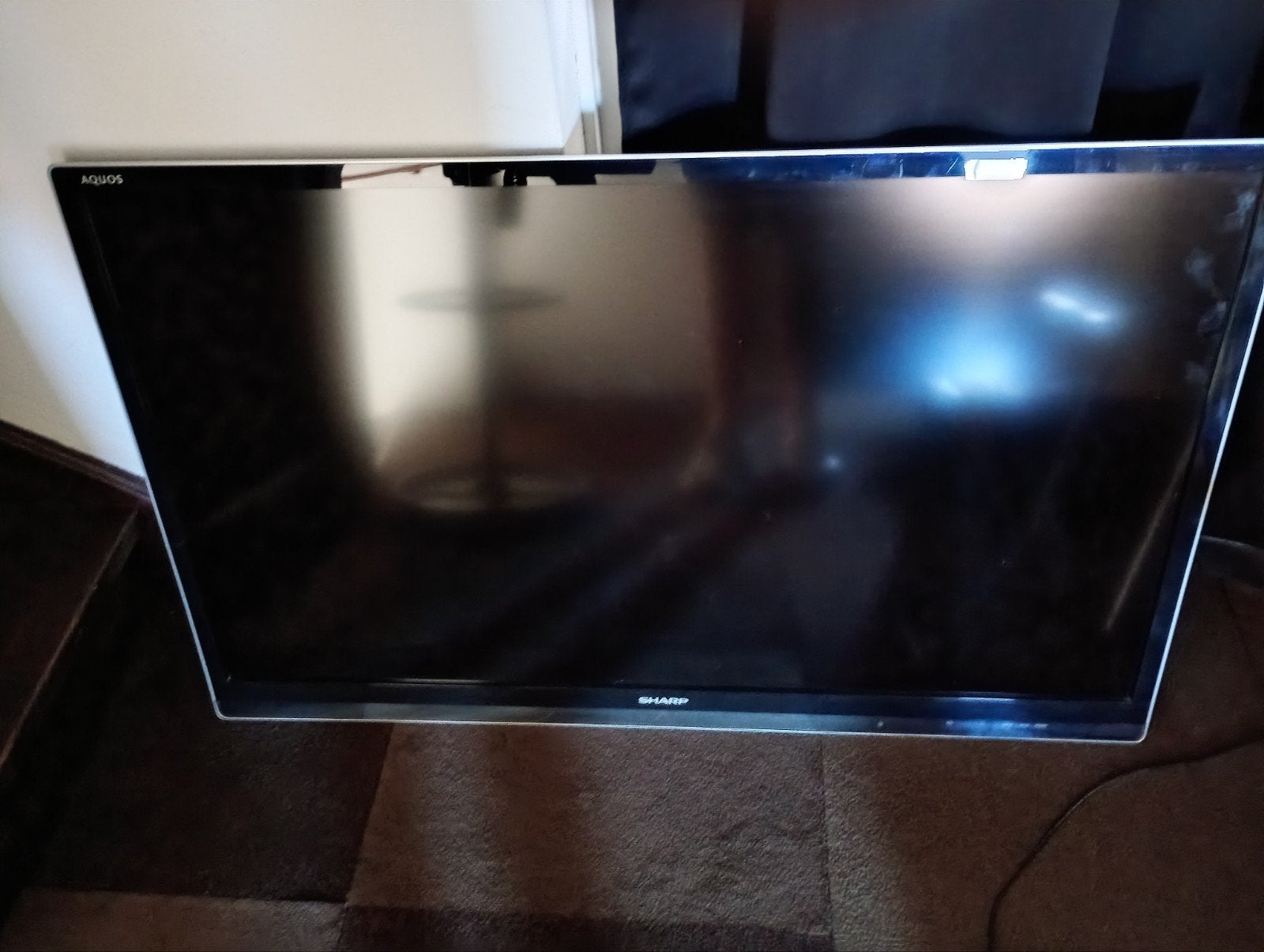 Sharp Aquos lcd tv 46 inch, Ophalen, Gebruikt, 50 Hz, 100 cm of meer