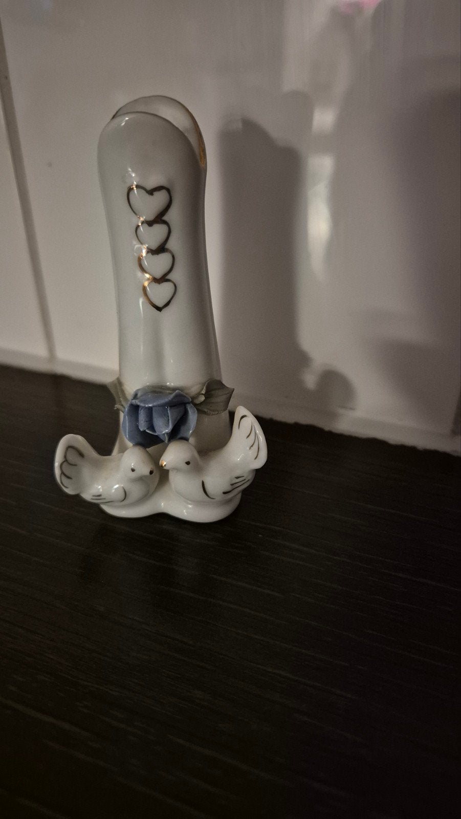 Vintage 12 cm 'Trouwvaasje', Antiek en Kunst, Antiek | Vazen, Ophalen of Verzenden