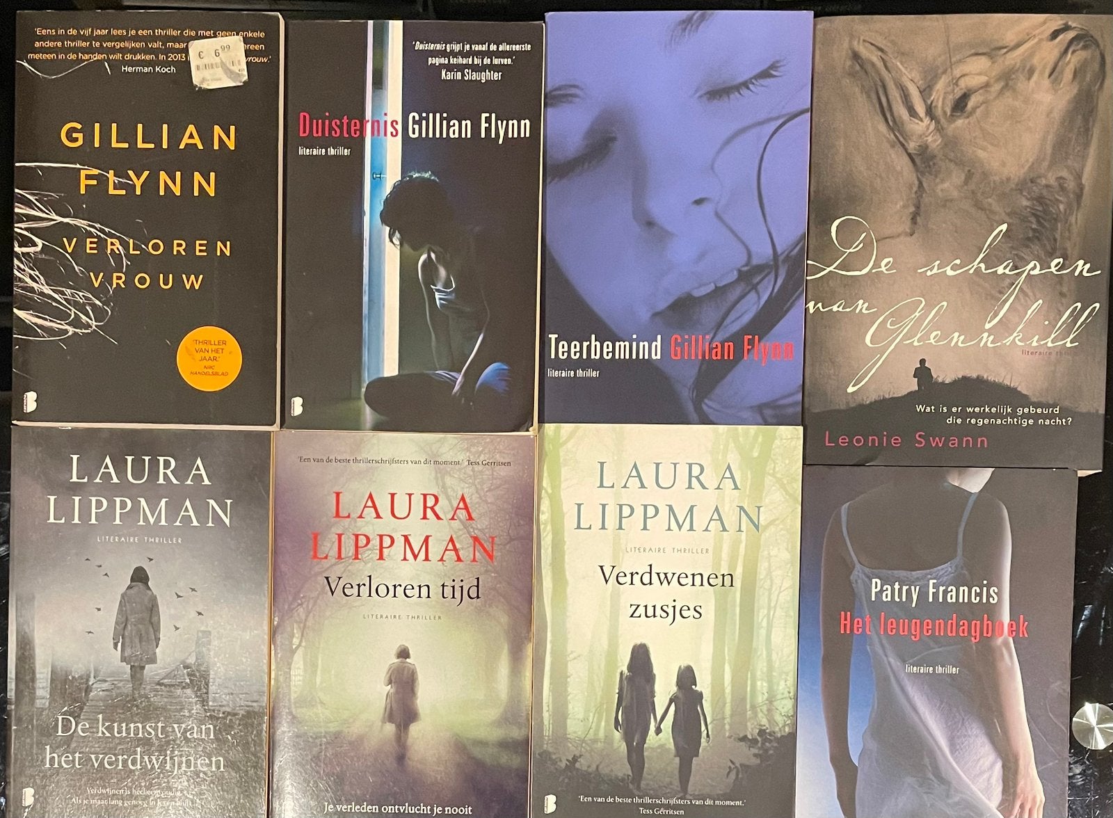 Diverse Thriller auteurs 8x van BOEKERIJ uitgever, Boeken, Ophalen of Verzenden, Zo goed als nieuw