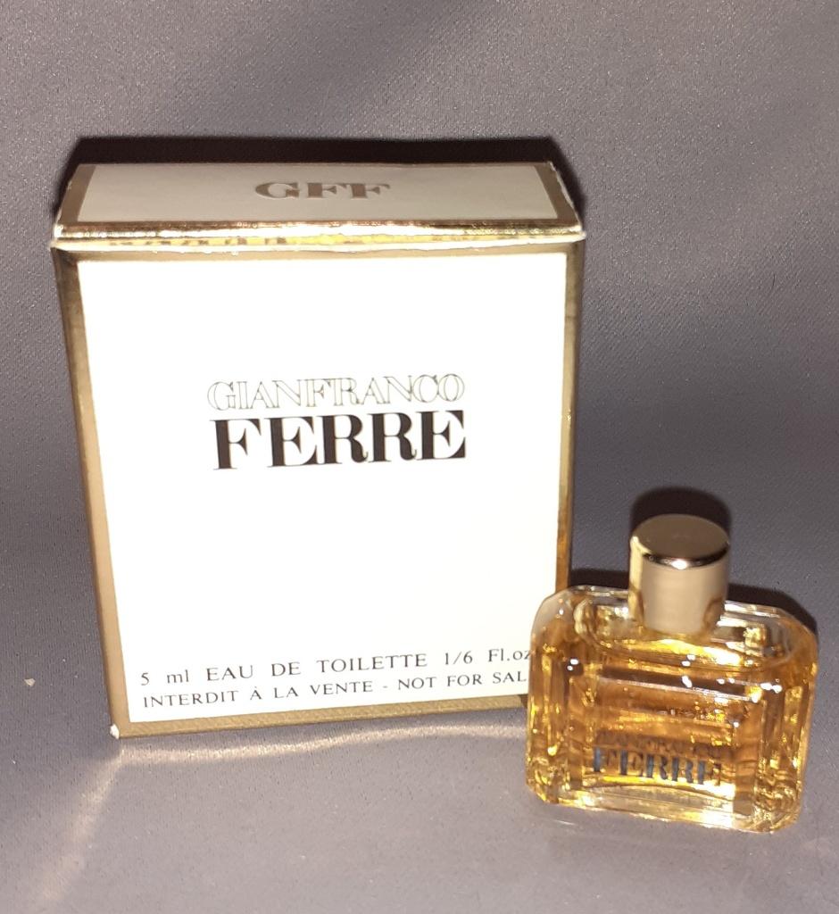 Volle parfum mini Gianfranco ferre + doosje, Ophalen of Verzenden, Zo goed als nieuw, Miniatuur, Gevuld