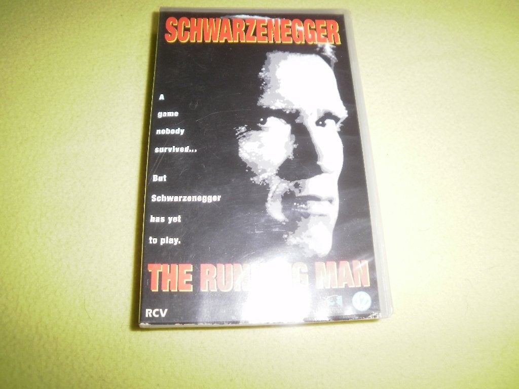 THE RUNNING MAN Top 80'S Klassieker met A.Schwrzenegger VHS!, Nederlands ondertiteld, Gebruikt, Vanaf 16 jaar, Verzenden