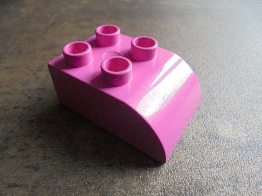 Lego Duplo Brick 2x3 Slope Curved (zie foto's) 23, Ophalen of Verzenden, Gebruikt, Losse stenen, Duplo