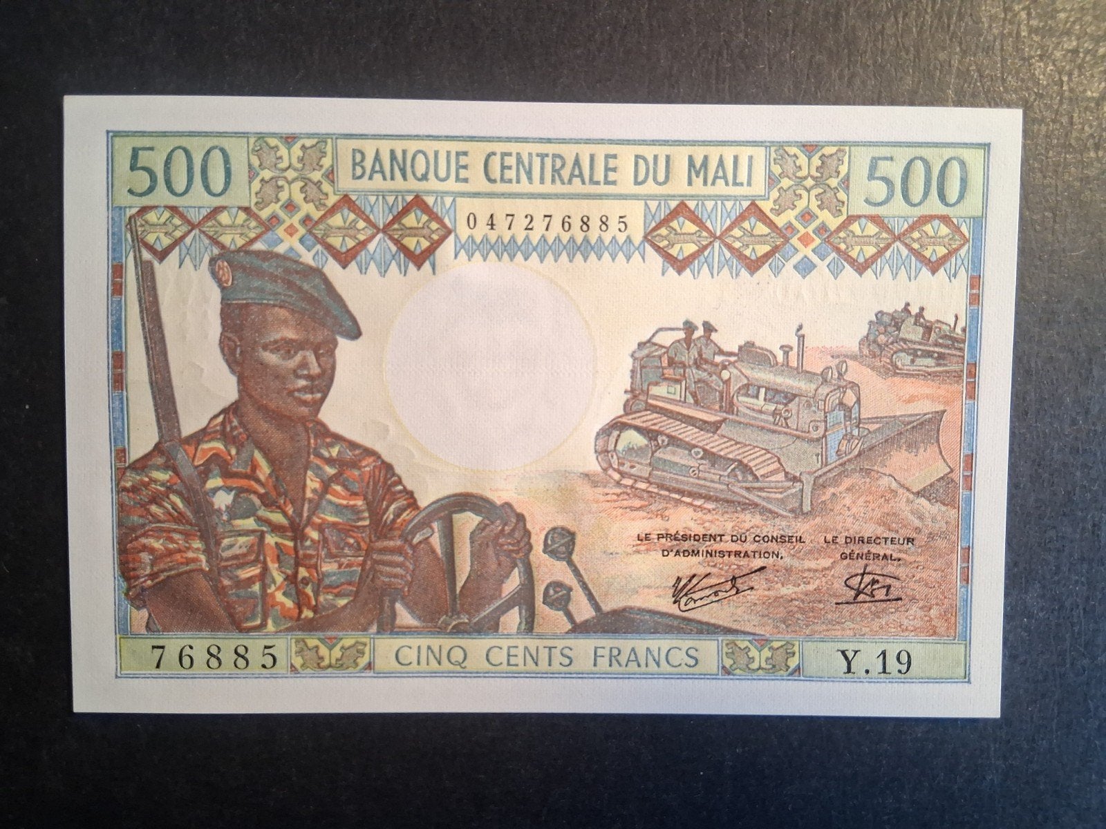 500 francs Mali unc- 1973, Ophalen of Verzenden, Overige landen, Los biljet