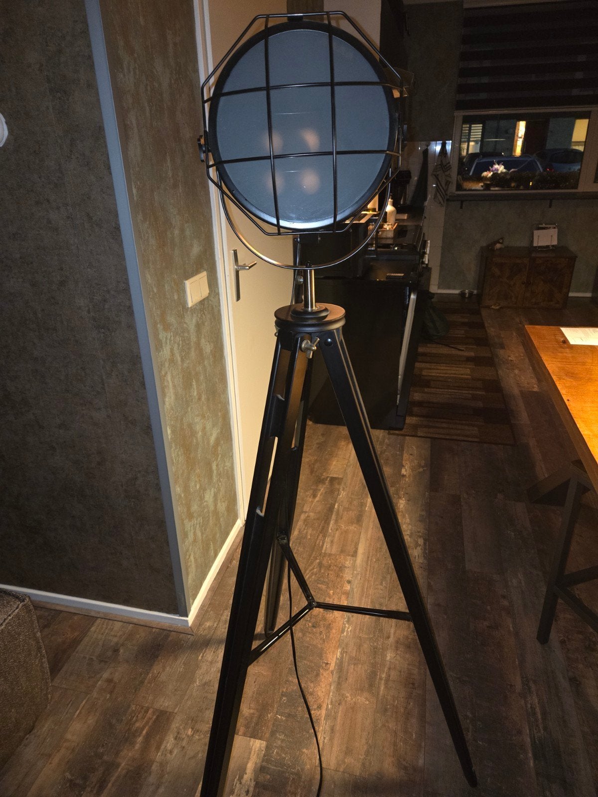 industriele staande lamp, Ophalen, Zo goed als nieuw, 150 tot 200 cm