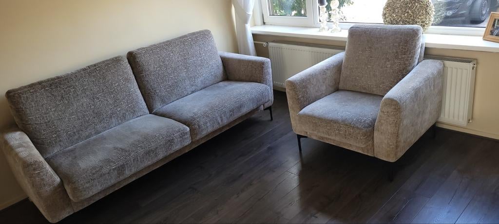 Bank  fauteuil, Huis en Inrichting, Banken | Bankstellen, Ophalen of Verzenden, 75 tot 100 cm