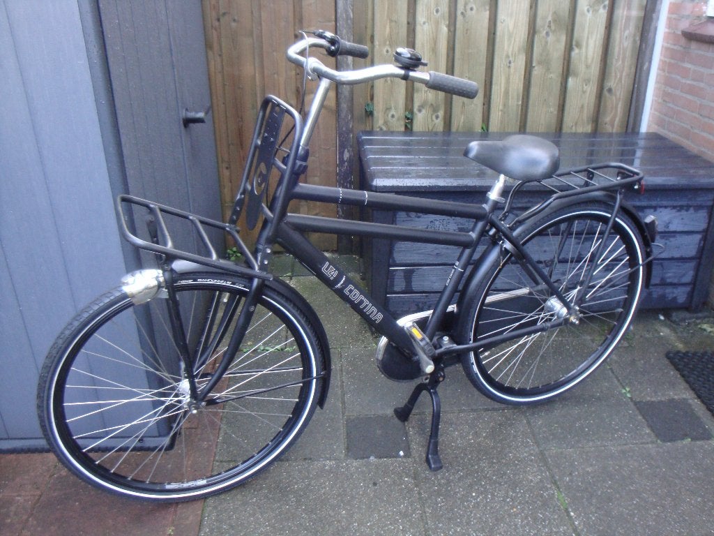 nette cortina u4 heren/transportfiets 50cm 3V, Terugtraprem, Gebruikt, Versnellingen, 49 tot 53 cm