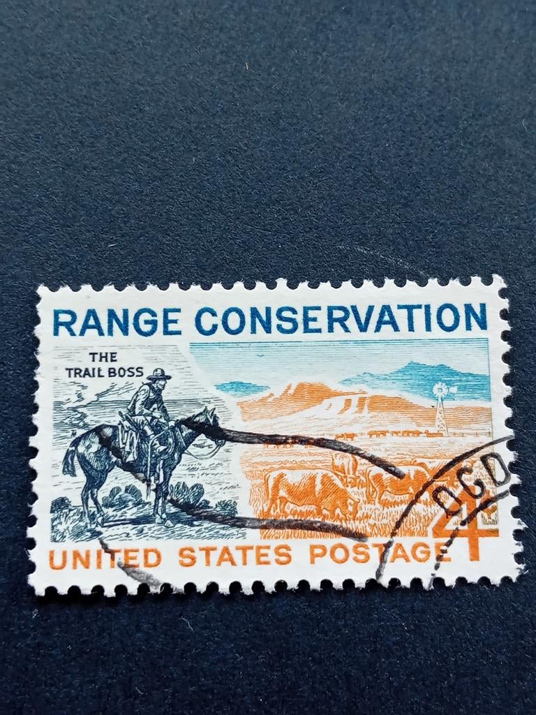 Postzegel Verenigde Staten Range Conservation, Ophalen of Verzenden