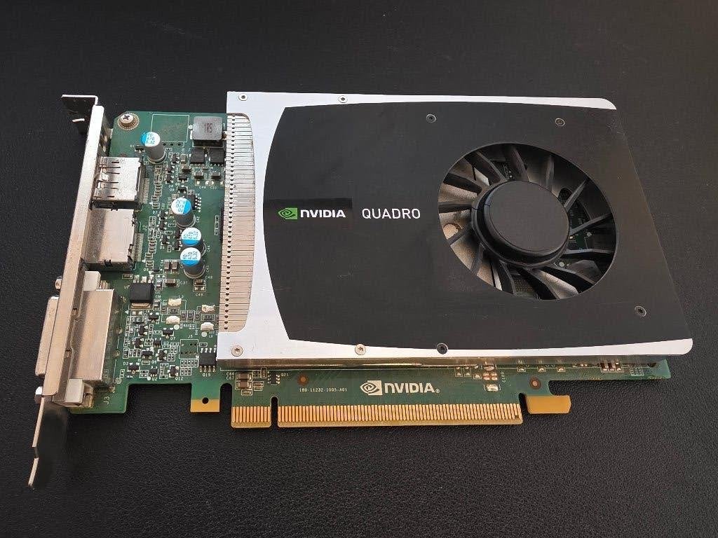 NVIDIA Quadro 2000 1GB GDDR5 videokaart, Computers en Software, Videokaarten, Gebruikt, PCI-Express 2, DVI, Ophalen of Verzenden