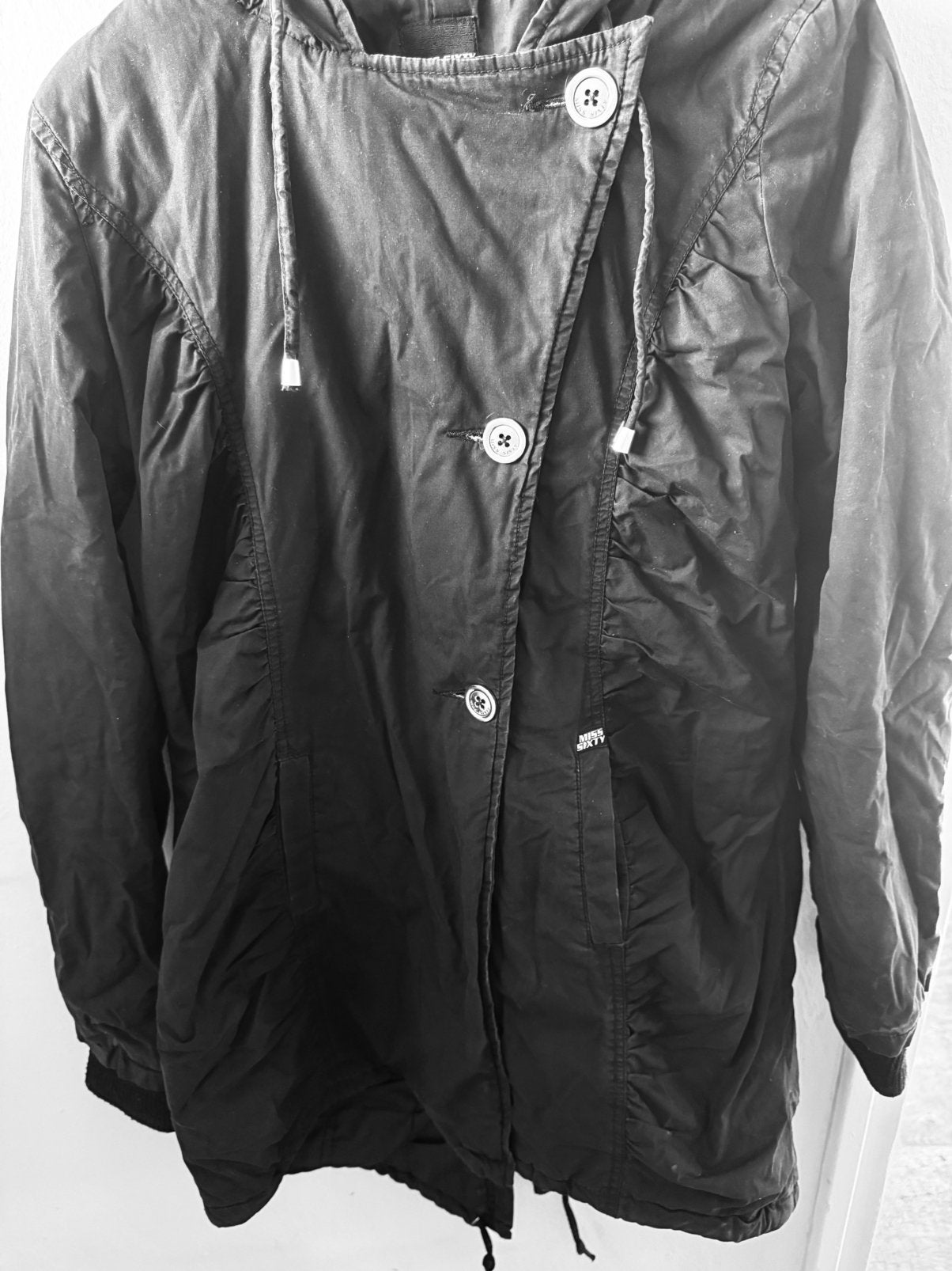 Miss Sixty jas, Ophalen of Verzenden, Gedragen, Maat 38/40 (M), Zwart
