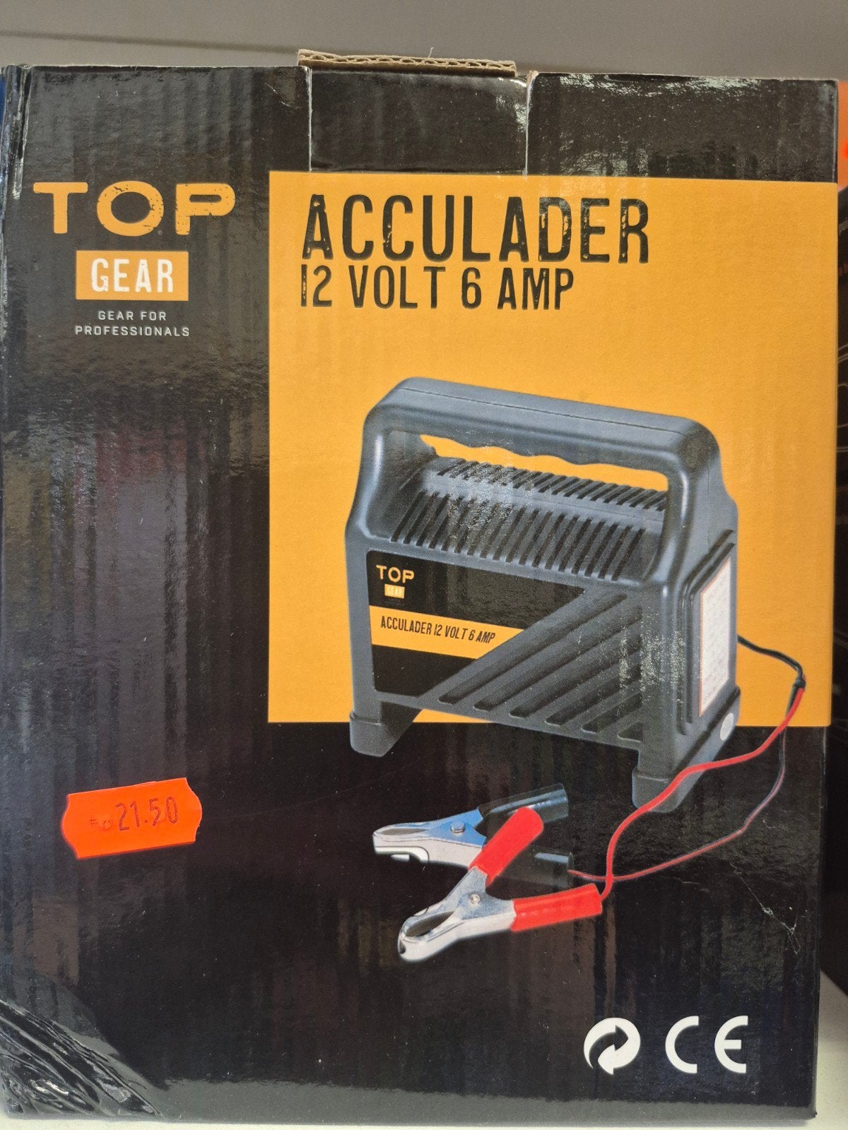 Top Gear Acculader 12 Volt 6 Amp nieuw, Nieuw