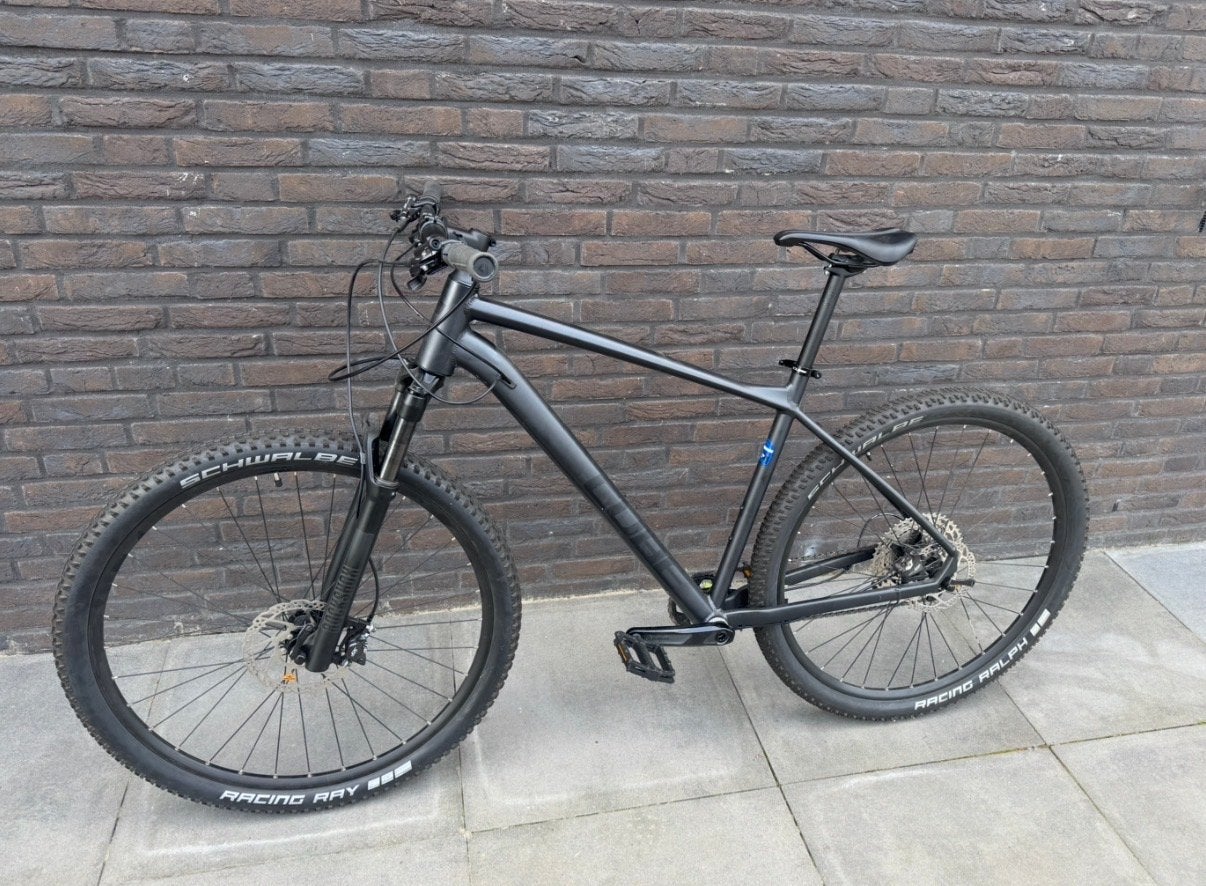 Cube Reaction Pro metalblack/black 2023, Hardtail, Heren, Zo goed als nieuw, Schijfrem