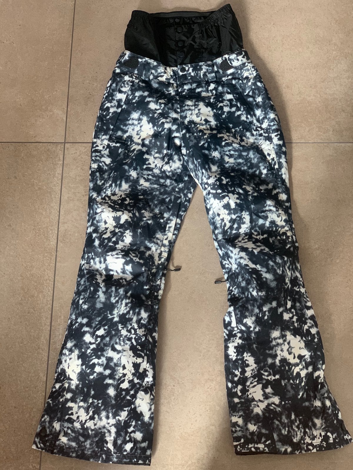 O’Neill skibroek zwart-wit gemêleerd maat S, Ophalen of Verzenden, Zo goed als nieuw, Maat 36 (S), Broek