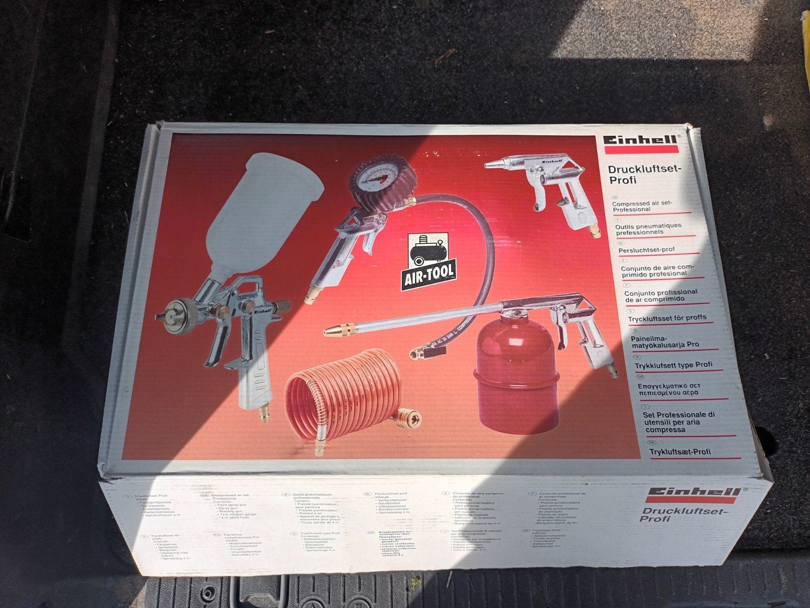 Einhell Druckluftset-Profi - Professionele Persluchtset, 6 tot 10 bar, Nieuw, Ophalen of Verzenden, Minder dan 200 liter/min
