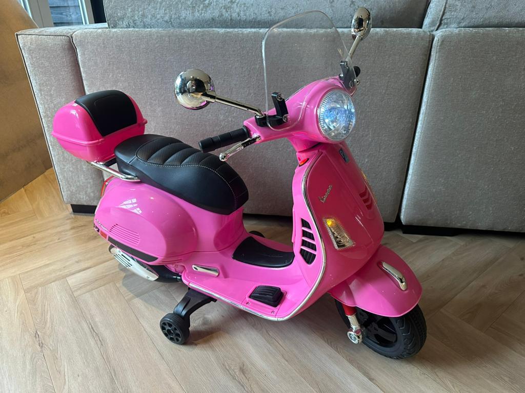 Roze kindervespa, Ophalen, Gebruikt